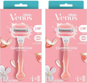 Gillette-Venus-Comfort-Glide-White-Tea-Razor on sale