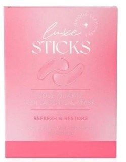 LuxeSticks-Rose-Quartz-Collagen-Eye-Mask on sale