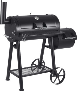 NEW-Jumbuck-BBQ-Offset-Smoker-With-Sidebox on sale
