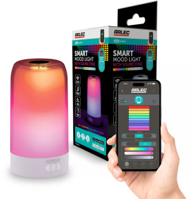 Arlec-RGB-CCT-Sound-Sync-Mood-Lamp on sale