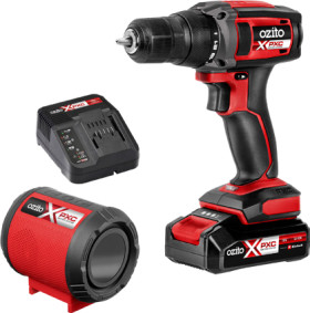 Ozito-PXC-18V-Compact-Drill-Driver-Speaker-Kit on sale