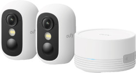 Eufy-1080p-Wireless-Security-Cameras-With-HomeBase-Mini-Pack-of-2 on sale