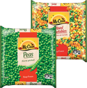 McCain-Peas-or-Mixed-Vegetables-1kg on sale