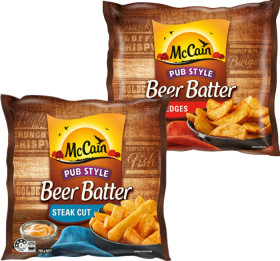 McCain-Beer-Batter-Fries-or-Wedges-750g on sale