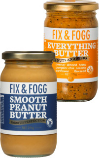 Fix-Fogg-Peanut-Butter-375g-or-Flavoured-Butter-275g on sale