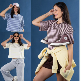 Simple-Sunday-Relaxed-Stripe-Tee on sale