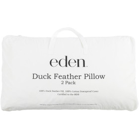 Eden-Duck-Feather-Pillow-2-Pack on sale
