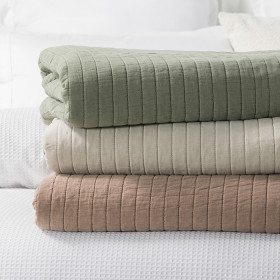Fieldcrest-Bellevue-Washed-Cotton-220x230cm-Blanket on sale