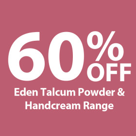 60-off-Eden-Talcum-Powder-Handcream-Range on sale