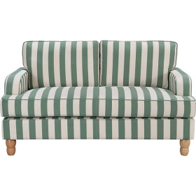 Design-Republique-Milford-Green-Stripe-2-Seater-Sofa on sale