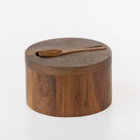 Ecoanthology-Acacia-Spice-Jar-With-Spoon on sale