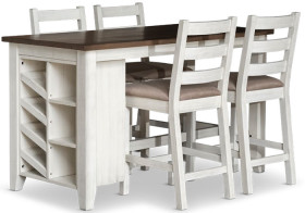 Fergus-Bar-Setting-5-Piece-with-Wine-Storage on sale