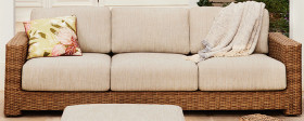 Mimosa-Fornillo-AluminiumWicker-3-Seater-Lounge on sale