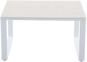 Mimosa-Cordoba-Aluminium-Square-Coffee-Table-White on sale