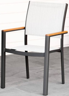 Mimosa-Rhone-AluminiumTimber-Sling-Dining-Chair on sale