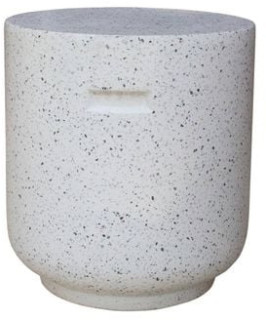 Home-Bazar-White-Terrazzo-Copenhgen-Stool on sale