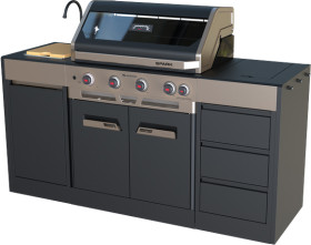 Matador-Spark-4-Burner-Gas-BBQ-Kitchen on sale