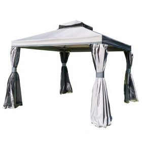 Mimosa-Venice-Grey-Semi-Permanent-Gazebo on sale