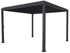Mimosa-Portsea-Aluminium-Semi-Permanent-Gazebo-Black on sale