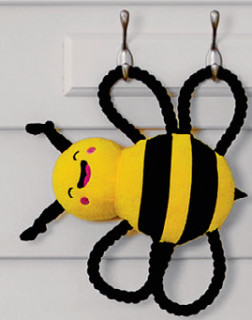 Happy-Tails-Bee-Rope-Dog-Toy on sale