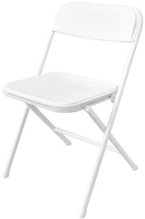 Marquee-White-Folding-Chair on sale