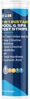 Hy-Clor-7-in-1-Instant-Pool-Spa-Test-Strips on sale