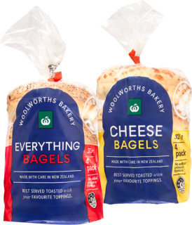 Woolworths-Bagels-4-Pack on sale
