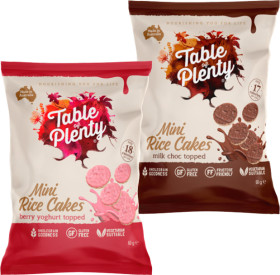 NEW-Table-of-Plenty-Mini-Rice-Cakes-60g on sale