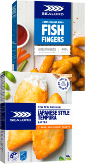 Sealord-Premium-Hoki-Fillets-280-300g-or-Fish-Fingers-400g on sale