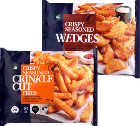 Woolworths-Frozen-Fries-Wedges-or-Roast-Potatoes-750g-1kg on sale