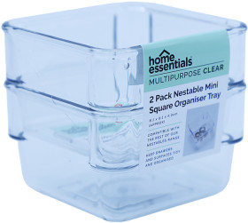 Nestable-Mini-Square-Organiser-Tray-2-Pack on sale