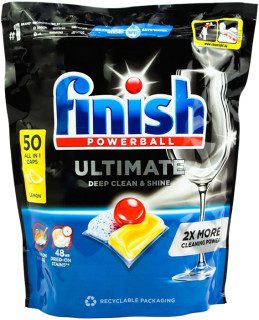 Finish-Ultimate-All-in-One-Dishwasher-Tablets-50-Pack on sale