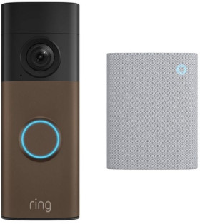 Ring-Video-Doorbell-with-Chime-in-Matte-Mocha on sale