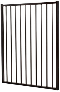 ProtectorAl-Flat-Top-975mm-x-900mm-Boundary-and-Garden-Gate-in-Black on sale