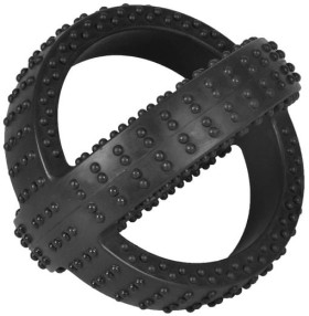 Gladiator-Cross-Ball-175cm-Rubber-Dog-Toy-in-Black on sale