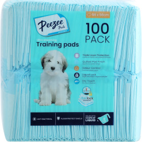 Paws-Claws-56cm-Antibacterial-Pet-Training-Pads-Pack-of-100 on sale