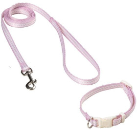 Happy-Tails-Puppy-Collar-and-Leash-Set-in-Pink on sale