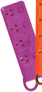 Arlec-4-Outlet-Individually-Switched-Powerboard-PinkBlack on sale