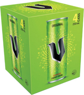 V-Energy-Drink-4-x-250mL-Cans on sale