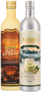 NEW-Remarkable-Cream-Peanut-Butter-Cup-or-Pistachio-Cream-Liqueur-700mL on sale