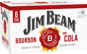 Jim-Beam-Cola-48-6-x-330mL-Cans on sale
