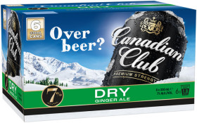 Canadian-Club-Premium-Dry-7-6-x-330mL-Cans on sale