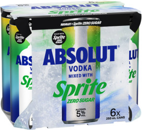 Absolut-Sprite-Zero-5-6-x-250mL-Cans on sale