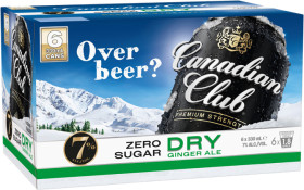 Canadian-Club-Premium-Dry-Zero-Sugar-7-6-x-330mL-Cans on sale