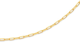 9ct-48cm-5cm-Solid-Paperclip-Necklace on sale
