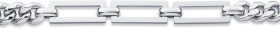 Chisel-Stainless-Steel-21cm-Curb-Square-Bracelet on sale