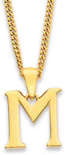 9ct-Initial-Letter-M on sale