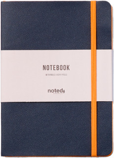 Noted-Utility-A5-Navy-Orange-Notebook on sale