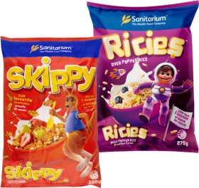 Sanitarium-Skippy-Cornflakes-300g-or-Ricies-275g on sale