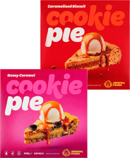 Original-Foods-Baking-Co-Cookie-Pies-320-450g on sale